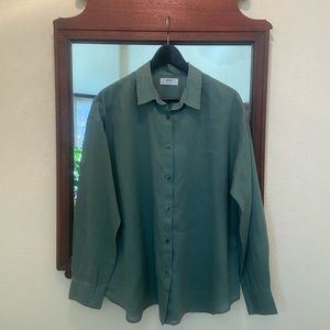 Women’s 100% linen blouse, top. Only worn once. Smoke free home.